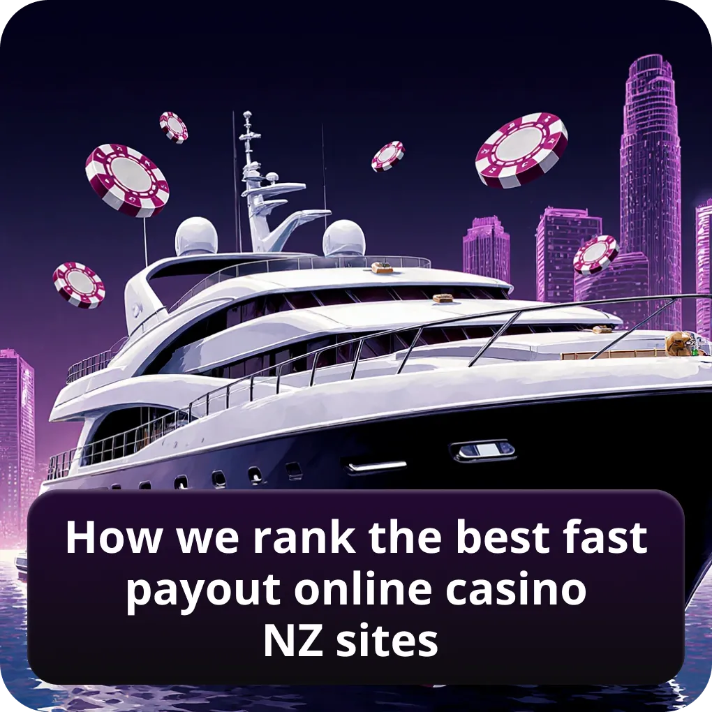 How we rank the best fast payout online casino NZ sites