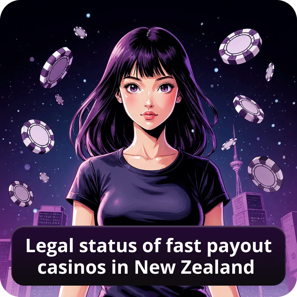 Legal status of fast payout casinos in New Zealand