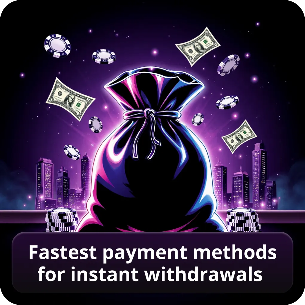 Fastest payment methods for instant withdrawals