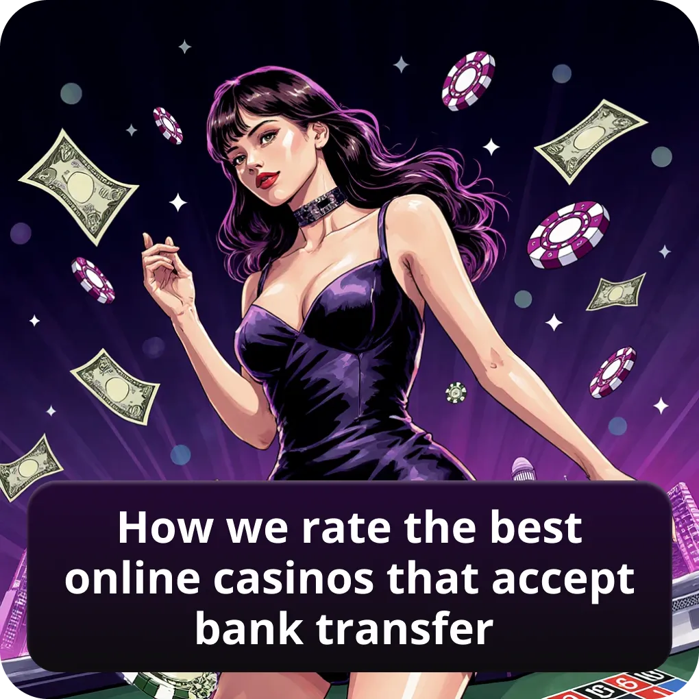 How we rate the best online casinos that accept bank transfer