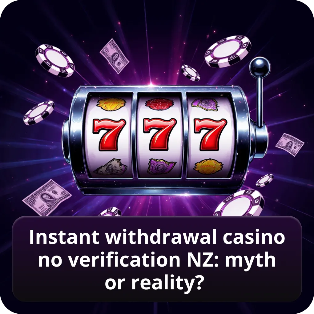 Instant withdrawal casino no verification NZ: myth or reality?